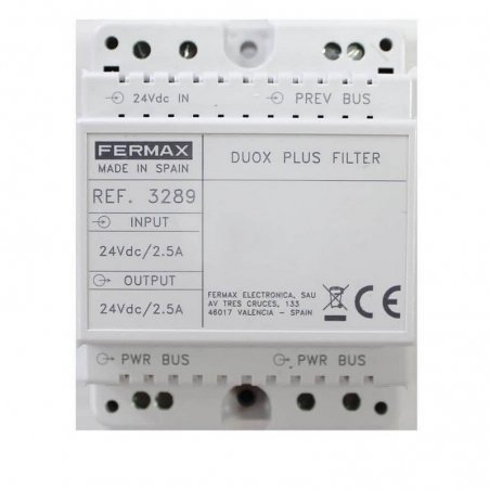 Filtro 24vdc DUOX PLUS de Fermax (ref. 3289)