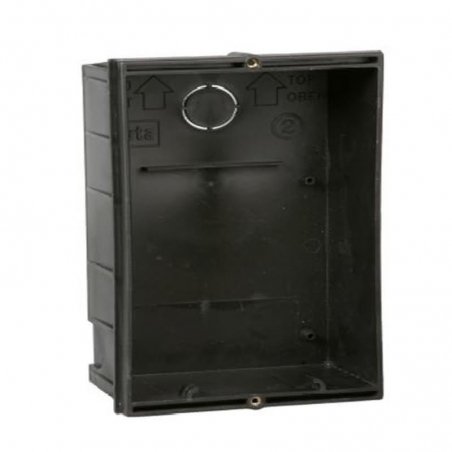Caja de empotrar de placa Compact/Inox S1 de Auta (ref. 509021)
