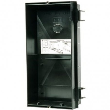 Caja de empotrar de placa Compact/Inox S4 de Auta (ref. 509024)