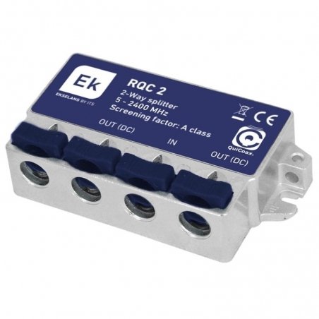 Distribuidor 2 salidas paso DC 3,8-4,9 dB pérdida de inserción Clase A
