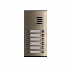 Placa de portero Compact S3 de 12 pulsadores Digital, de Auta (ref. 741312)