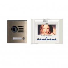 Kit de videoportero Compact con monitor E-compact Coax 1/L