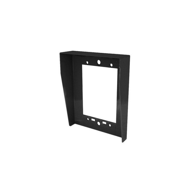 Visera de placa Nexa Inox 1 módulo negro | Golmar NX711 BLACK