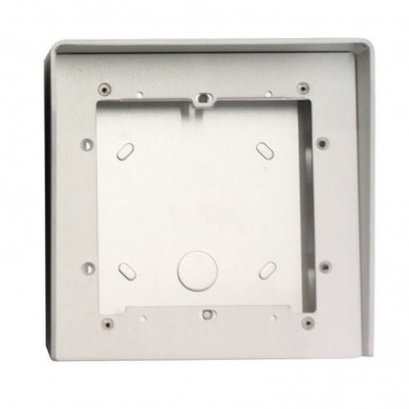 Caja de Superficie Ikall/Ikall Metal 1 Módulo VIP de aluminio con visera antilluvia de Comelit