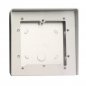 Caja de superficie de placa Ikall/Ikall Metal 1 módulo de aluminio con visera | Comelit 31161