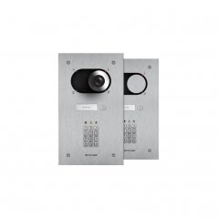 Placa de portero/videoportero Switch 1 pulsador con acceso numérico 4+N/Simplebus/VIP de Comelit
