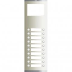 Placa Compact S5 de 20 pulsadores 2 columnas con Tarjetero de Auta (ref. 651540)