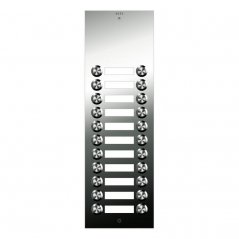 Placa Inox S5 de 22 pulsadores 2 columnas de Auta (ref. 773531)