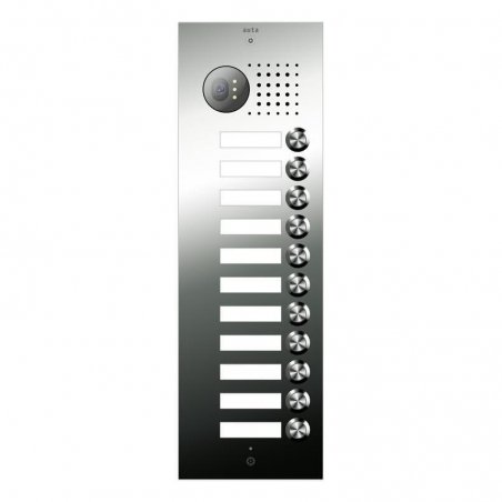 Placa de videoportero Inox S5 18 pulsadores 2 columnas Coax de Auta (ref. 777529)