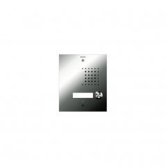 Placa de portero Inox S1 1 pulsadores 1 columna Visualtech de Auta (ref. 791111)