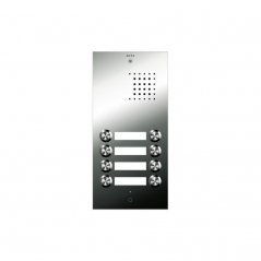 Placa de portero Inox S3 8 pulsadores 2 columnas Visualtech de Auta (ref. 791324)