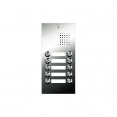 Placa de portero Inox S3 10 pulsadores 2 columnas Visualtech de Auta (ref. 791325)