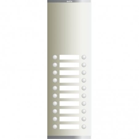 Placa Compact S5 de 20 pulsadores 2 columnas de Auta (ref. 850540)