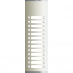 Placa Compact S5 de 26 pulsadores 2 columnas de Auta (ref. 850543)