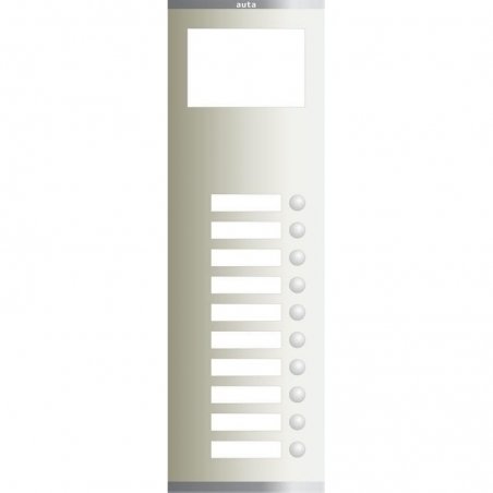 Placa Compact S5 de 10 pulsadores 1 columna con Tarjetero de Auta (ref. 851530)