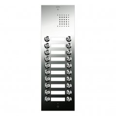 Placa de portero Inox S5 20 pulsadores 2 columnas 4+N de Auta (ref. 941530)