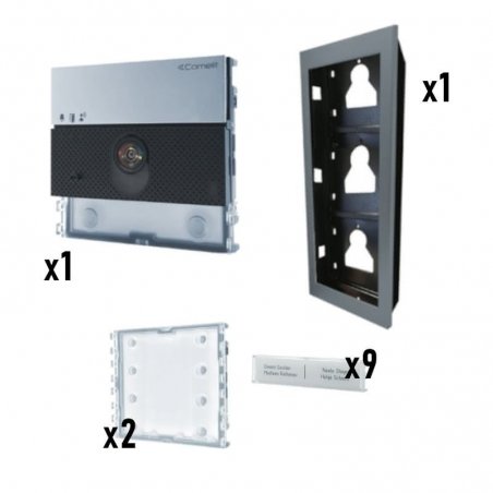 Placa de videoportero Ultra 17-18 pulsadores Simplebus 2 de Comelit (ref. ULTRA-17-18)