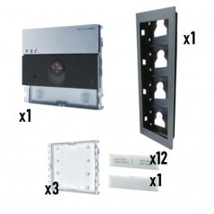 Placa de videoportero Ultra 23-24 pulsadores Simplebus 2 de Comelit (ref. ULTRA-23-24)