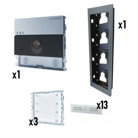 Placa de videoportero Ultra 25-26 pulsadores Simplebus 2 de Comelit (ref. ULTRA-25-26)